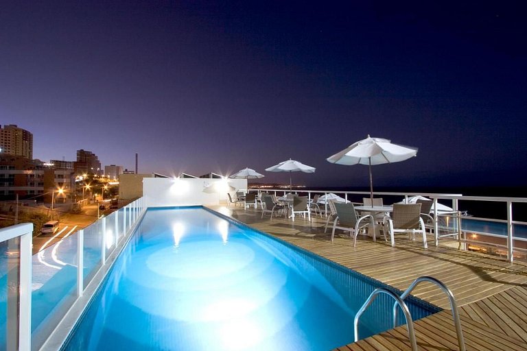 Apto 2 Suites com Jardim #Vip Praia