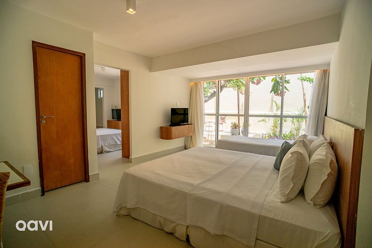 Apto 2 Suites com Jardim #Vip Praia