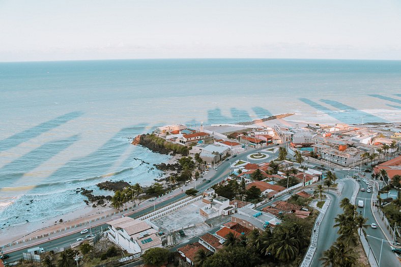 Flat em Condomínio Interatlântico Vista Mar - Qavi