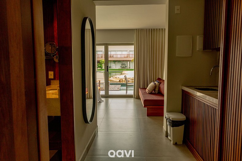 Qavi - Flat com deck molhado #ÎledePipa