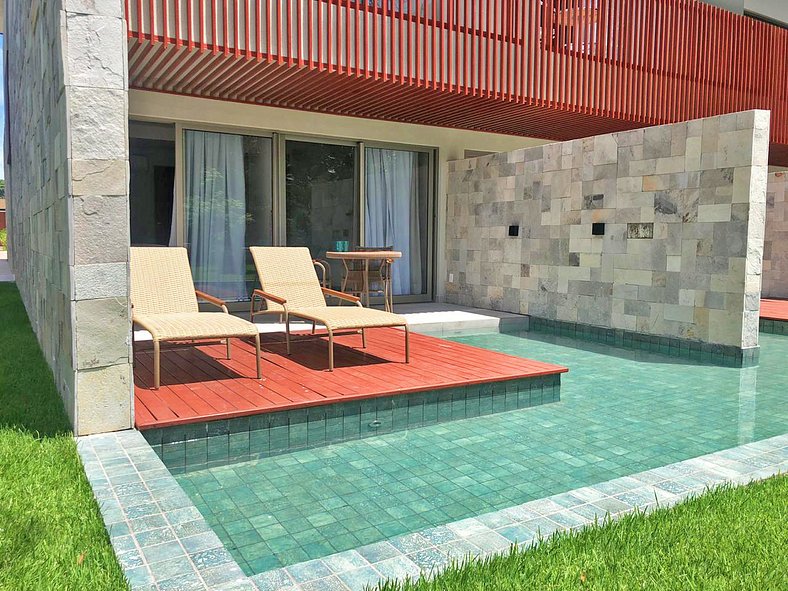 Qavi - Flat completo com piscina privativa #ÎledePipa