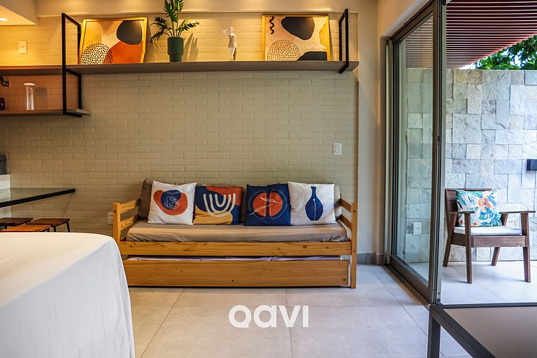 Qavi - Flat completo com piscina privativa #ÎledePipa