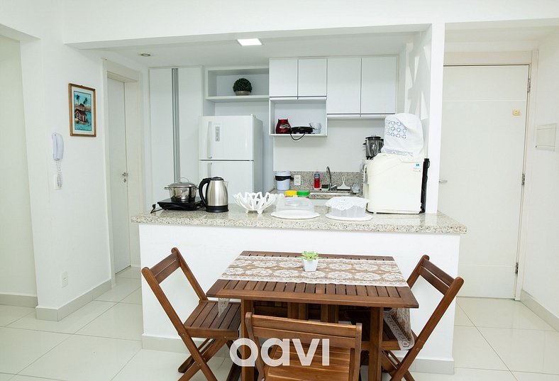 Qavi - Flat Resort Beira Mar Cotovelo #InMare322