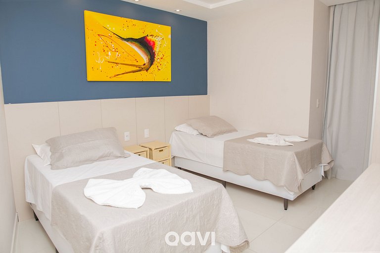 Qavi - Flat Vista Mar Resort Cotovelo #InMare230